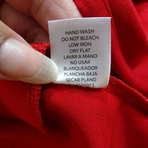 Dear Scarlett Women Red Open Front Blazer Jacket Size 3X Pockets 3/4 Sleeve - Picture 7 of 11